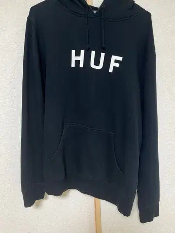 HUF 블랙 후드티 M 사이즈