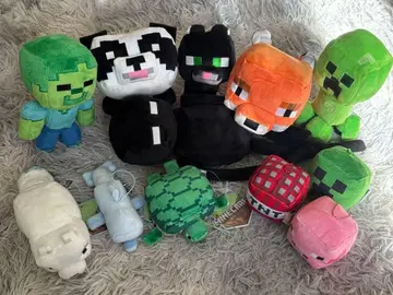 마인크래프트 봉제 인형 세트