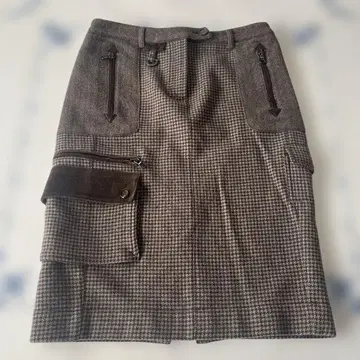 에트로 ETRO의 위트 넘치는 타이트 스커트 허리 단면 약 37cm 레어