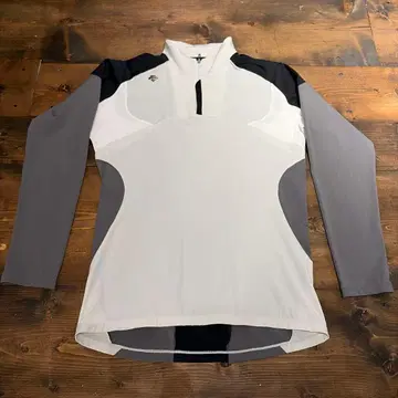 DESCENTE 데상트 남성용 골프 긴팔 하프 지퍼 셔츠