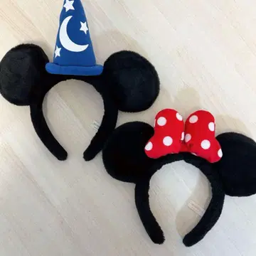 미키 미니 머리띠 2개 세트