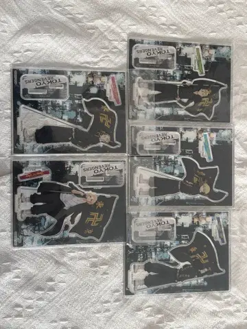 도쿄 리벤저스 아크릴 스탠드 6개 세트