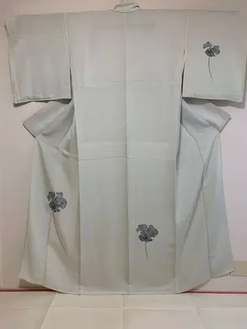 츠케사게 치소 긴세이 청자색에 먹 그림 연잎