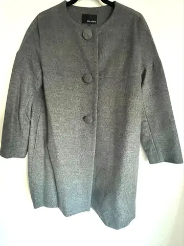 m's select 노카라 그레이 코트 38