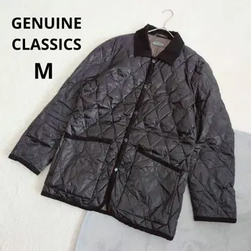 [ GENUINE CLASSICS ] 퀼팅 자켓 M 코듀로이 옷깃