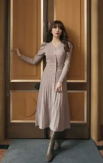 Herlipto Suite Room Knit Long Dress