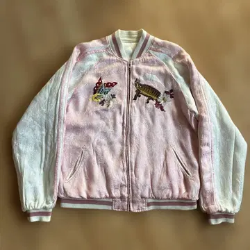 자수 리버서블 백화요란 스카잔