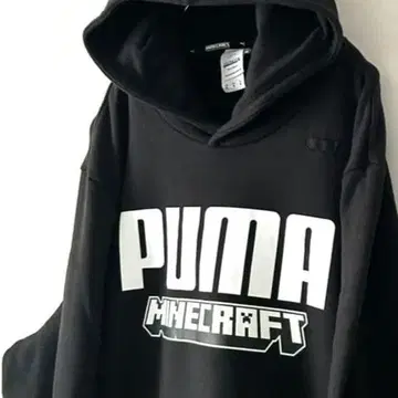 푸마 PUMA 마인크래프트 후드티 XL 블랙 블랙 구제 의류