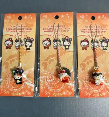 헬로키티 드림즈 컴 트루 2011 스트랩 3개 세트