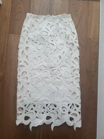 셀포드 리본 레이스 스커트 화이트 38