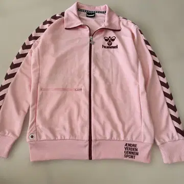 hummel 핑크 집업 자켓
