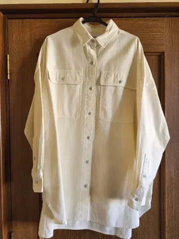 Healthy Denim 아이보리 긴팔 셔츠