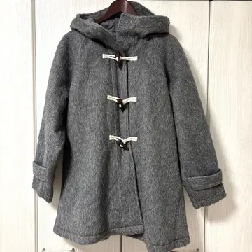 내추럴 쿠튀르 니트 샤기 미들 더플 코트 1113