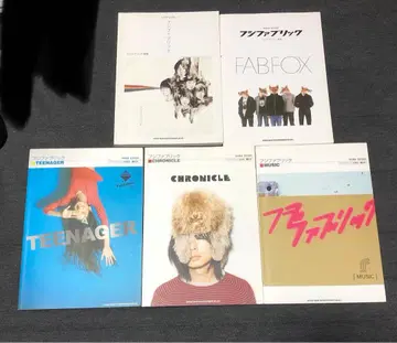 후지 패브릭 밴드 스코어 5권 세트 악보