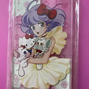 크리미마미 헬로키티 콜라보 모바일 스탠드 미개봉 아크릴 스탠드