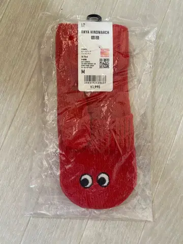 아냐 장갑 빨간색 M 사이즈 유니클로