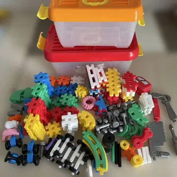 학켄 뉴 블록 푸짐한 세트와 공구 세트 수납 박스 포함