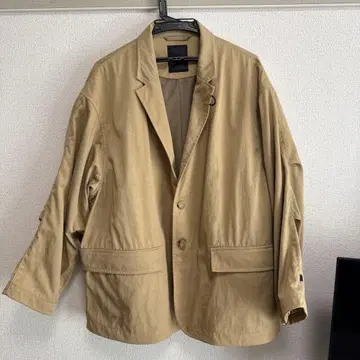 베이지 테일러드 자켓 오버 사이즈