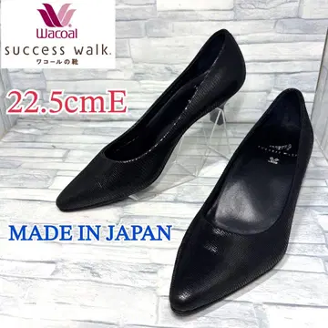 새상품급 와코루 서세스워크 펌프스 리자드 패턴 블랙 22.5cm