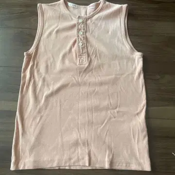 론 허먼 핑크 헨리넥 탱크탑