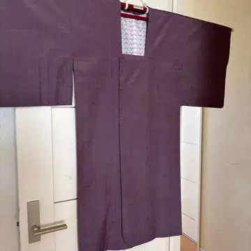 도행 코트 보라색 심플 겉옷