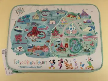 도쿄 디즈니 리조트 한정판 펜 케이스 디즈니 파크맵 미키