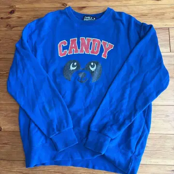 캔디 스트리퍼 맨투맨 M 파랑