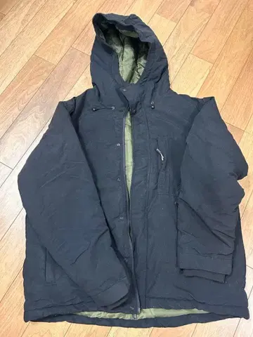 KRIFF MAYER 블랙 다운 자켓 후드 부착