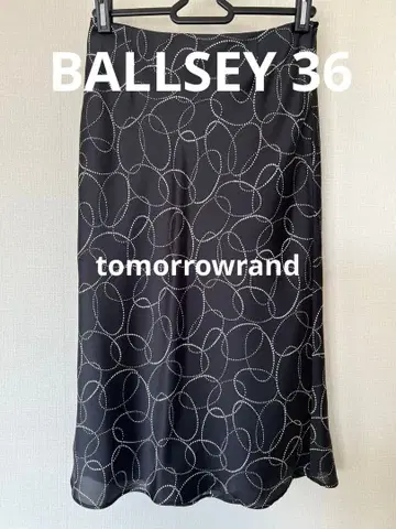 BALLSEY 투모로우랜드 스커트 36 블랙