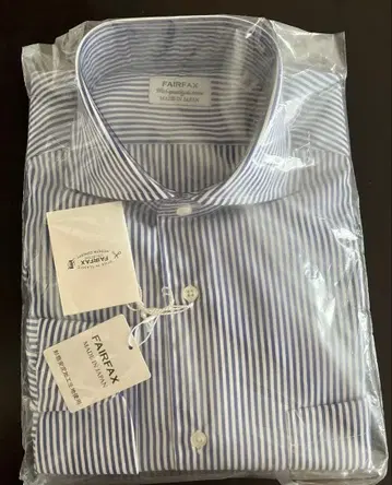FAIRFAX 스트라이프 드레스 셔츠 일본제 40-82 새상품