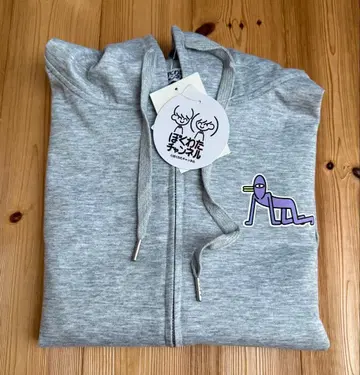 보쿠와타 채널 시마무라 후드티 그레이 L 사이즈