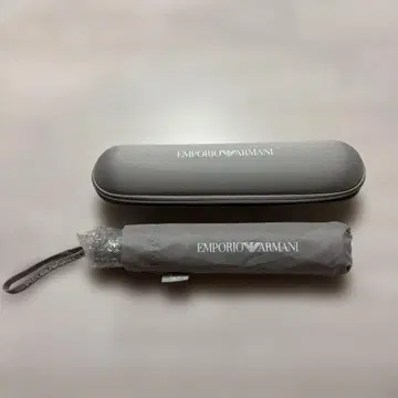 EMPORIO ARMANI 접이식 우산 그레이 케이스 포함