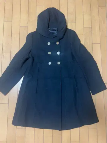 ZARA 더블 브레스트 코트 나폴레옹 스탠드 카라