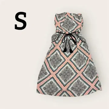 charlotte russe [ S ] 베어탑 원피스 기하학 무늬 에스닉