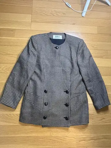 BIKI 노카라 더블 브레스트 자켓 46