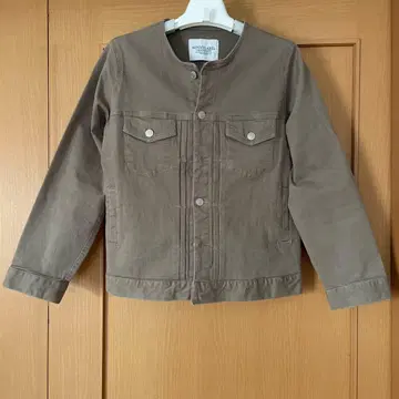 어반 리서치 서니 라벨 노카라 자켓 그레이지