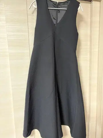 엠프리미어 블랙 오버롤 스커트 원피스 블랙 34