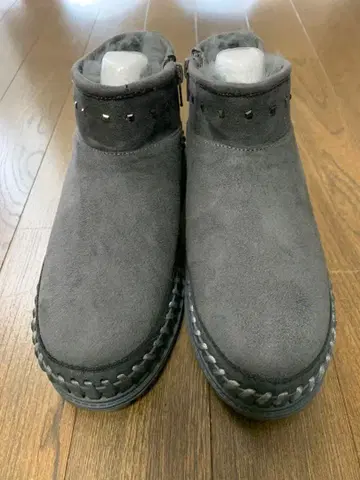 [새상품] 인조 모피 숏부츠