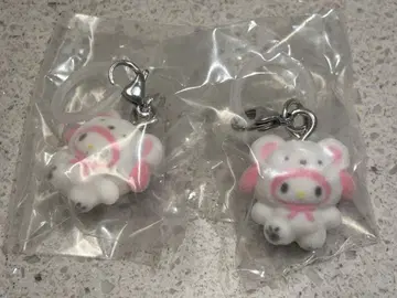 산리오 캐릭터즈 포근포근 스노우 메지루시 액세서리 마이멜로디