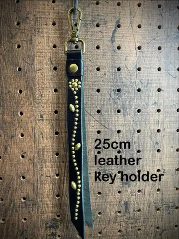 25cm 가죽 스터드 키링 htc CALEE schott 등 좋아하는 분
