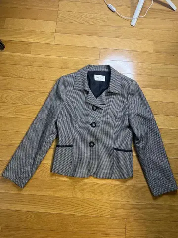 TRE PINI 체크 무늬 테일러드 자켓