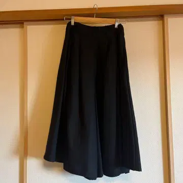 주카 블랙 가우초 팬츠