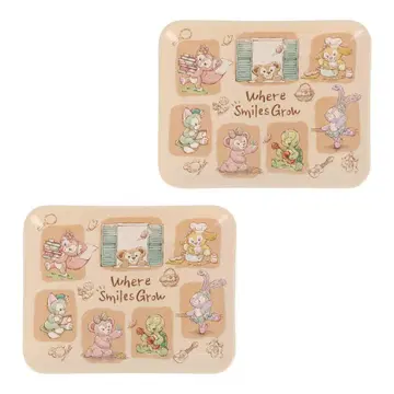 더피&프렌즈 웨어 스마일즈 글로우 수베니어 플레이트 2장 세트