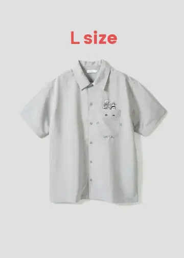 graniph 게게게의 키타로 자수 셔츠 누리카베