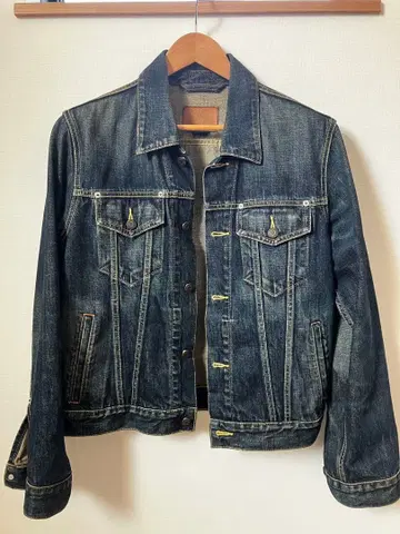 다크 데님 데님 자켓