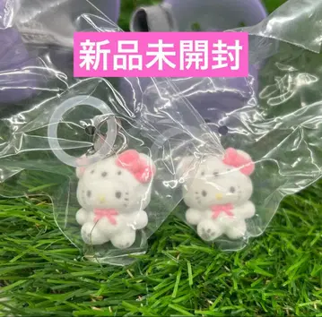 익명 배송 산리오 메지루시 액세서리 가챠 키티 2개 세트