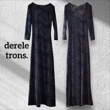 1점 한정 derele trons. M 롱 원피스 티셔츠 올 패턴