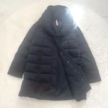 요소오 다운 코트 XL 상당 네이비 컬러