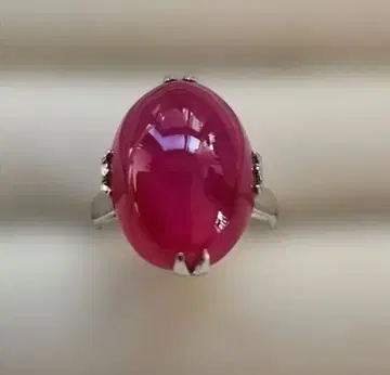12호 루비 오벌 컷 빈티지 반지