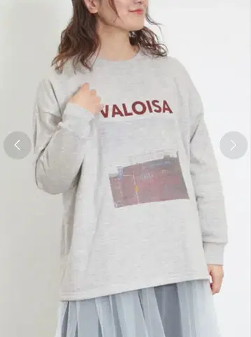 [ 새상품 ] 사만사 모스모스 미니 쭈리 전사 프린트 티셔츠 그레이